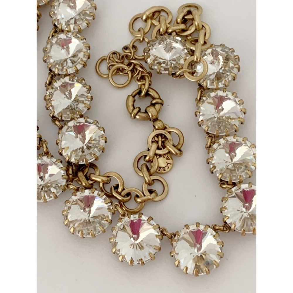 J. Crew Crystal Venus Flytrap Necklace - Picture 2 of 2